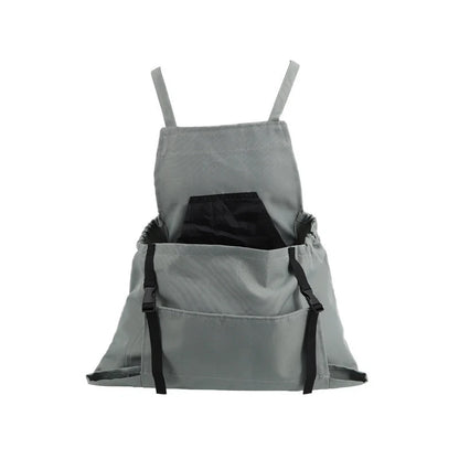 Gardening Apron Waterproof Adjustable Cross-Back Straps Tool Pockets