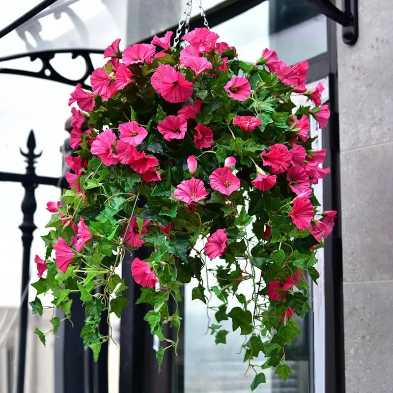 Garland Morning Glory Realistic Silk UV-Resistant & Weatherproof