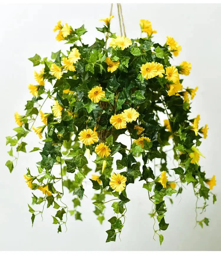 Garland Morning Glory Realistic Silk UV-Resistant & Weatherproof