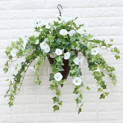 Garland Morning Glory Realistic Silk UV-Resistant & Weatherproof