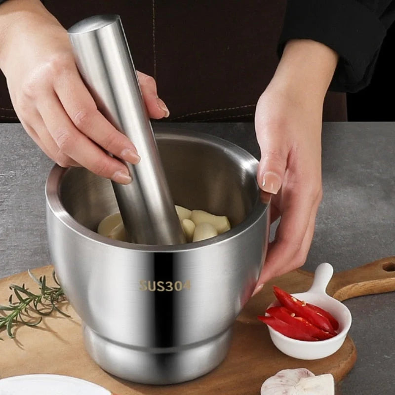 Garlic Grinder Bowl 304 Stainless Steel Ceramic