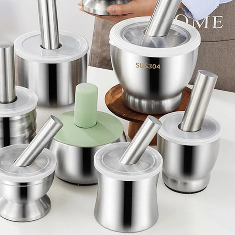 Garlic Grinder Bowl 304 Stainless Steel Ceramic