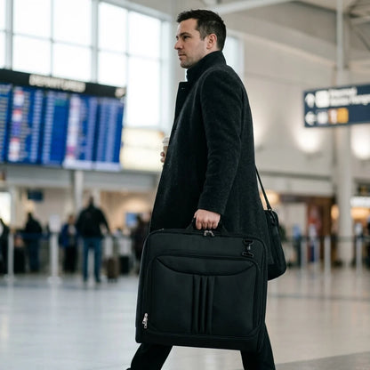 Garment Bag Foldable Water-Resistant EVA-Padded