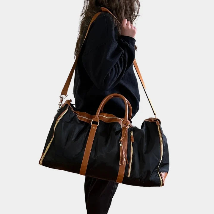 Garment Duffel 2-In-1 Water-Repellent Vegan Leather