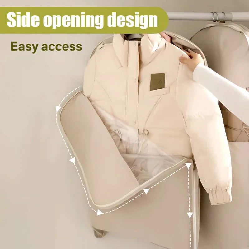 Garment Storage Bag Hanging Self-Compressing Waterproof Holds 5 Garments