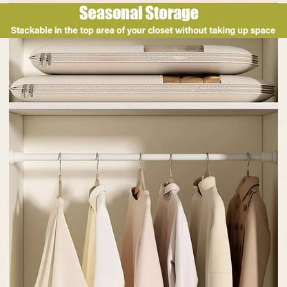Garment Storage Bag Hanging Self-Compressing Waterproof Holds 5 Garments