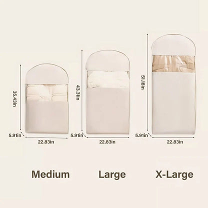 Garment Storage Bag Hanging Self-Compressing Waterproof Holds 5 Garments