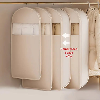 Garment Storage Bag Hanging Self-Compressing Waterproof Holds 5 Garments