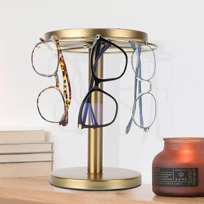 Glasses & Accessories Stand 360° Rotating Metal Space-Saving Organizer