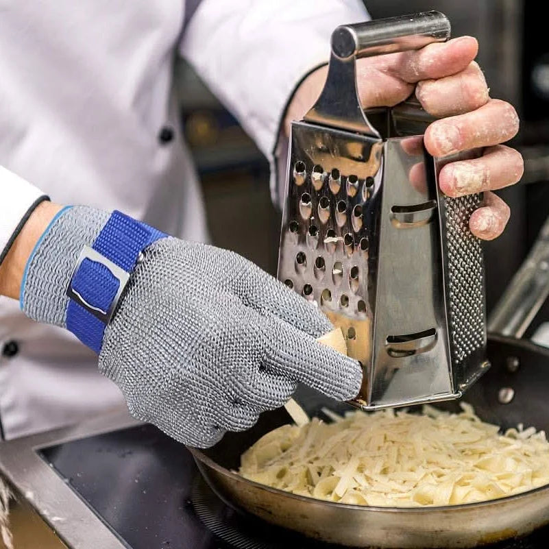 Gloves Cut-Resistant Stainless Steel Mesh