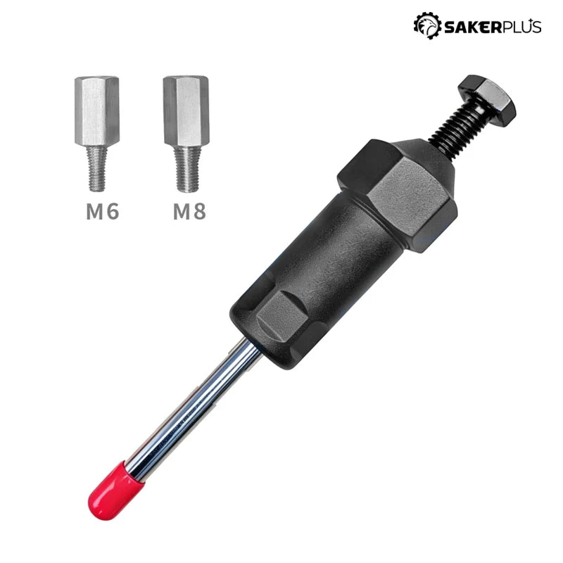 Grease Fitting Cleaner Tool With M6 & M8 Adapters