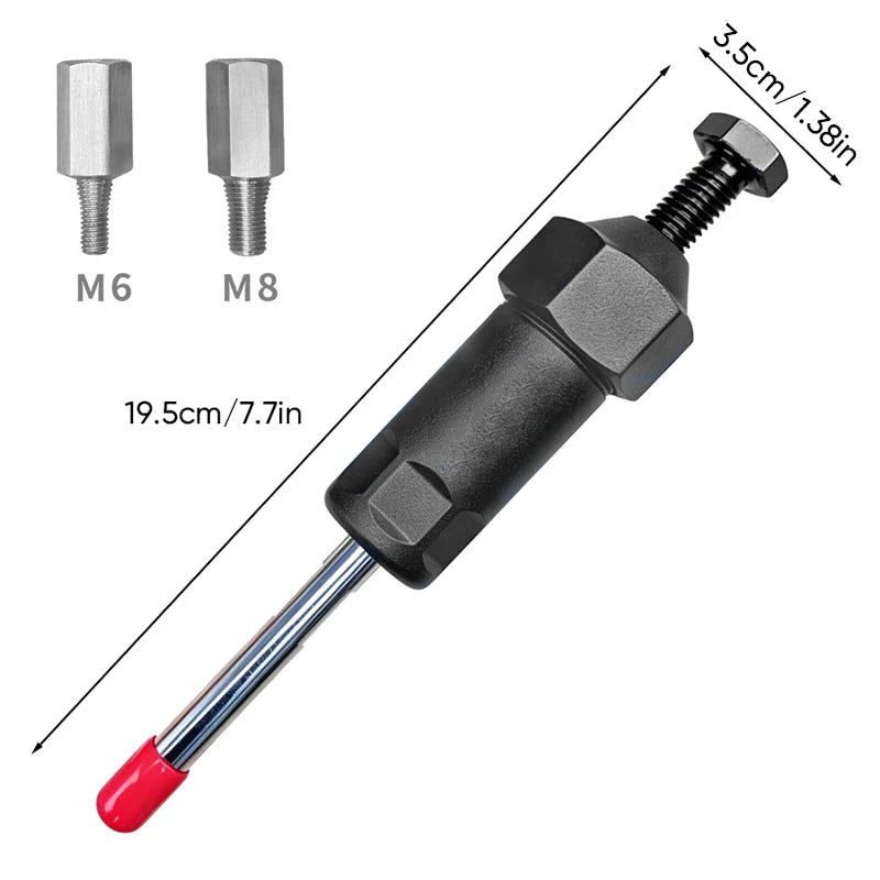 Grease Fitting Cleaner Tool With M6 & M8 Adapters