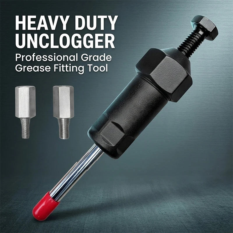 Grease Fitting Cleaner Tool With M6 & M8 Adapters