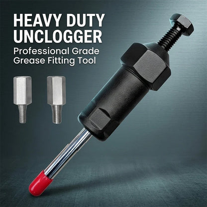 Grease Fitting Cleaner Tool With M6 & M8 Adapters