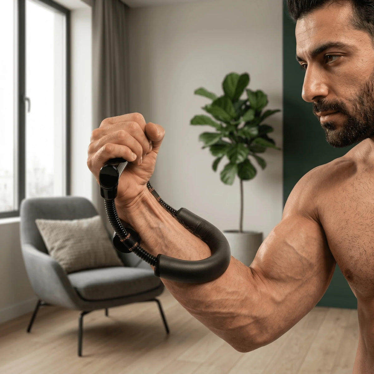 Grip & Forearm Trainer Adjustable Resistance Non-Slip Handles