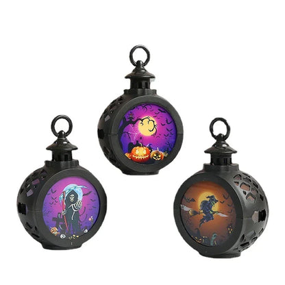 Halloween Lantern LED Cutout Design Indoor & Outdoor