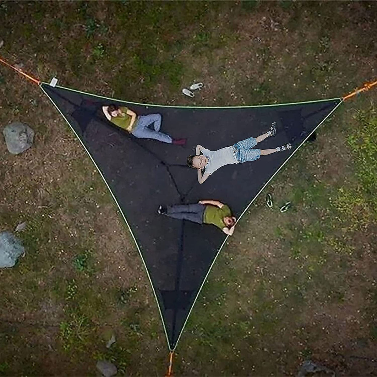 Hammock Triangle Breathable Mesh 440 Lb Capacity With Straps Included