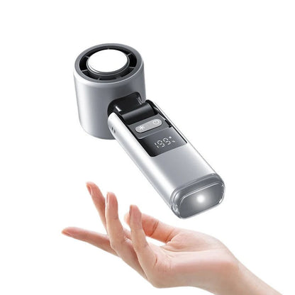 Handheld Fan Rechargeable Digital Display Quiet Operation