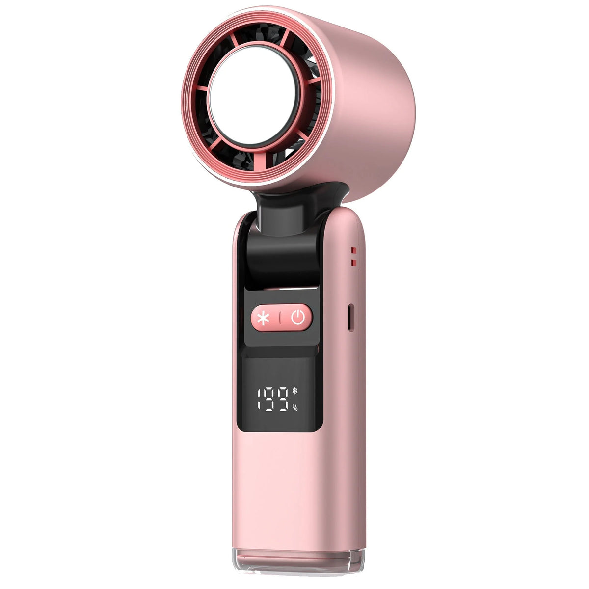 Handheld Fan Rechargeable Digital Display Quiet Operation