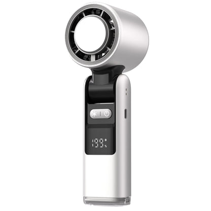Handheld Fan Rechargeable Digital Display Quiet Operation