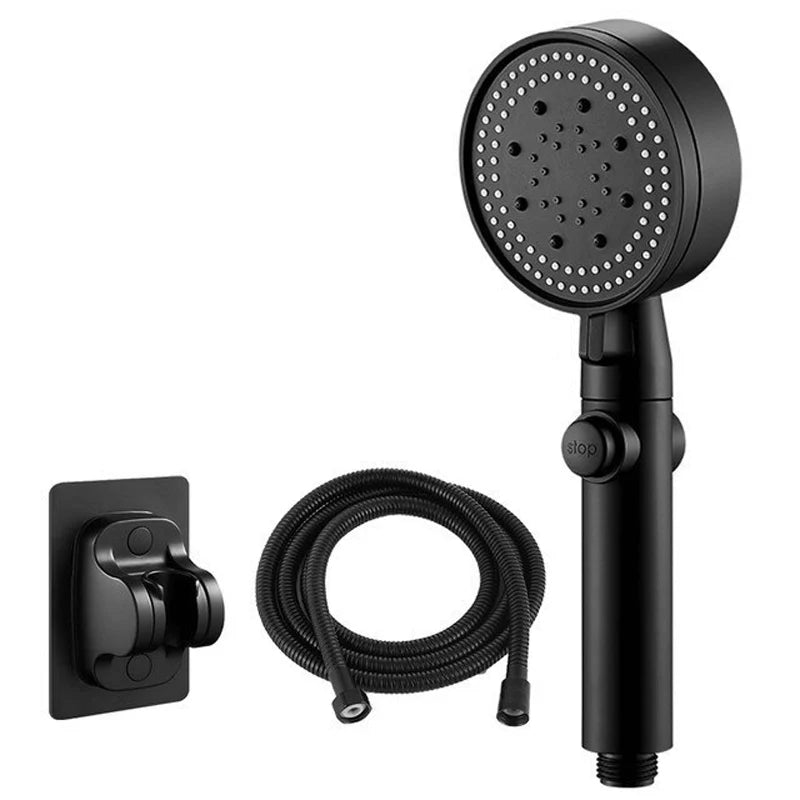 Handheld Shower Head High-Pressure 5 Settings Self-Cleaning Nozzles