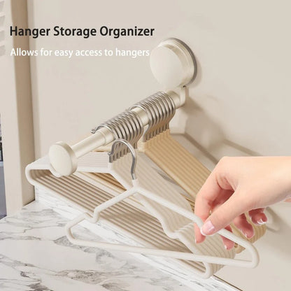 Hanger Organizer Telescopic Twist-Lock Suction Mount