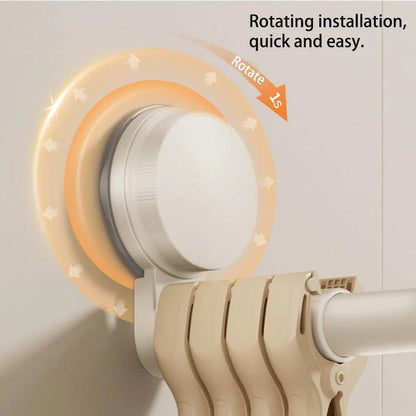 Hanger Organizer Telescopic Twist-Lock Suction Mount