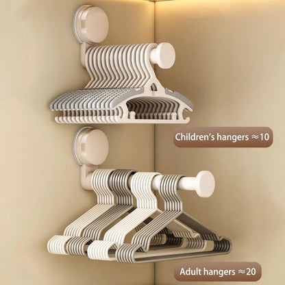 Hanger Organizer Telescopic Twist-Lock Suction Mount