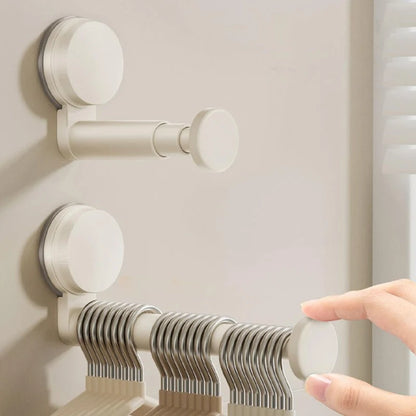 Hanger Organizer Telescopic Twist-Lock Suction Mount