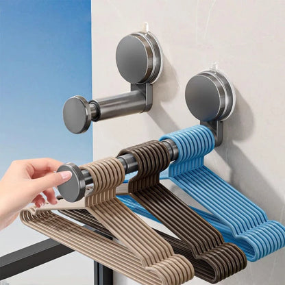 Hanger Organizer Telescopic Twist-Lock Suction Mount