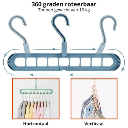 Hangers 360° Rotating Space-Saving Set of 5