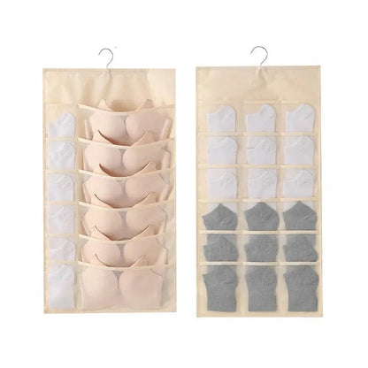 Hanging Closet Organizer Double-Sided 30 Mesh Compartments