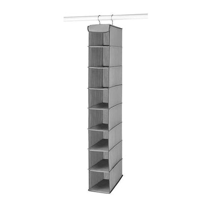 Hanging Shoe Organizer 10 Compartments Breathable Fabric