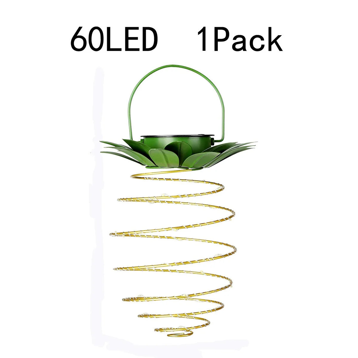 Hanging Solar Lantern 60 LED IP65 Waterproof