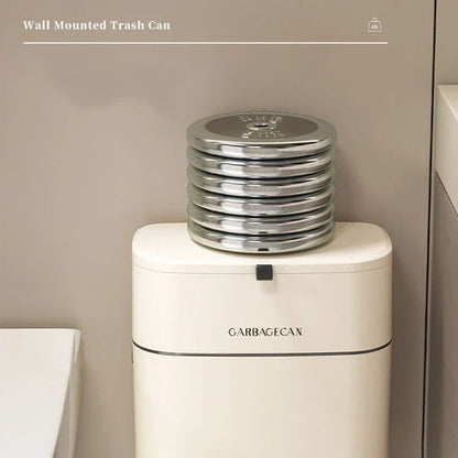Hanging Trash Bin Space-Saving 2.64 Gallon Capacity