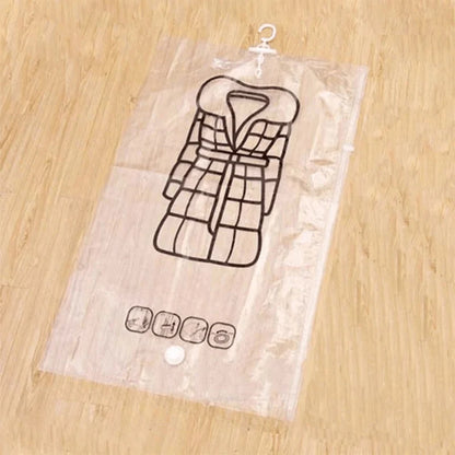 Hanging Vacuum Storage Bags Space-Saving 3-Pack