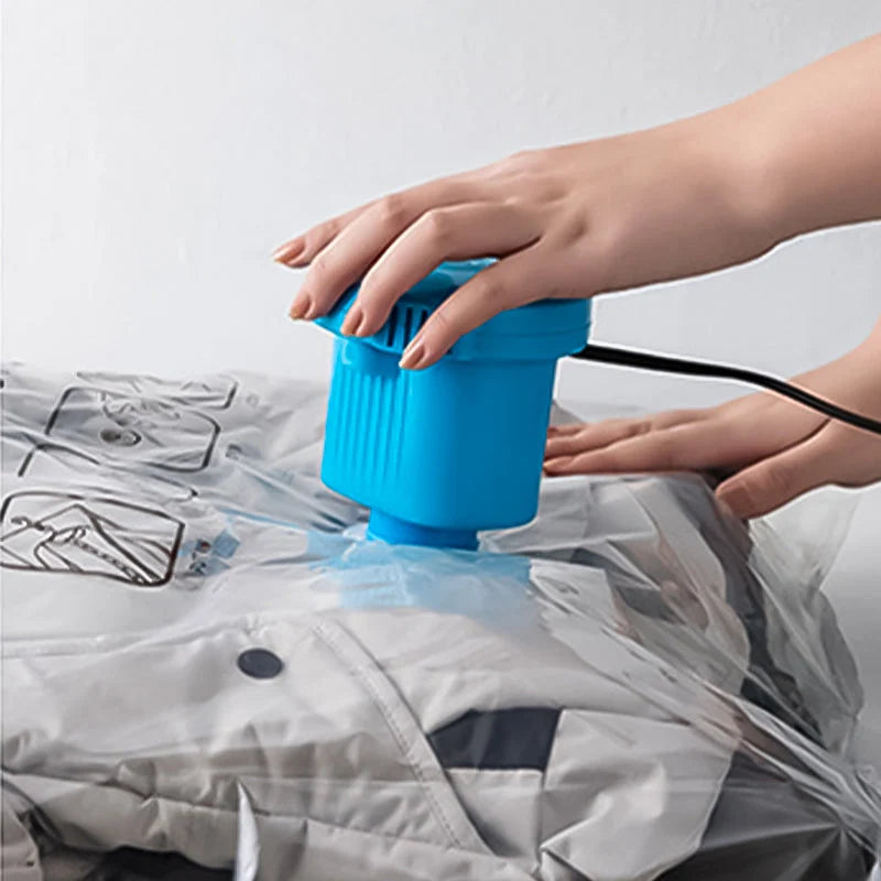Hanging Vacuum Storage Bags Space-Saving Wrinkle-Free Five-Loop Functional