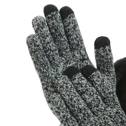 Hat Scarf & Gloves Set Soft Knit 3-Piece