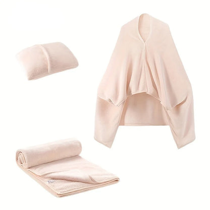 Heated Blanket 2-in-1 Convertible Pillow Portable Button Closure