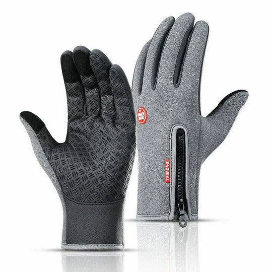 Heated Gloves 3 Heat Levels Waterproof Touchscreen Non-Slip Palm
