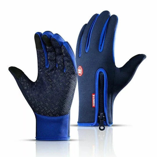 Heated Gloves 3 Heat Levels Waterproof Touchscreen Non-Slip Palm