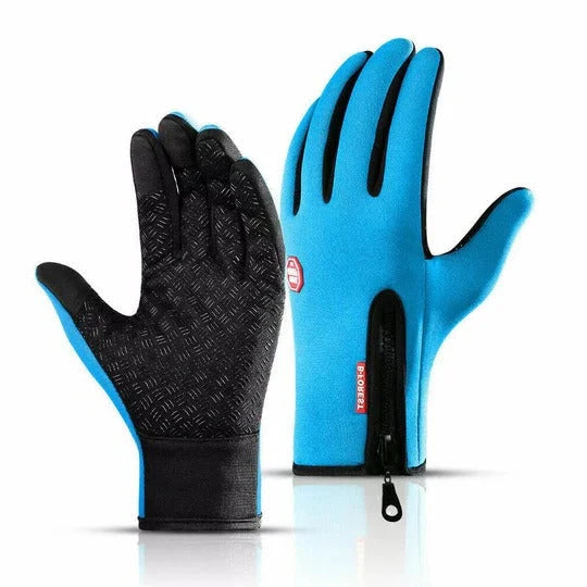 Heated Gloves 3 Heat Levels Waterproof Touchscreen Non-Slip Palm