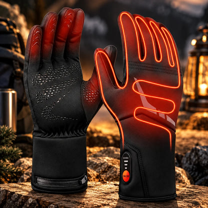 Heated Gloves Rechargeable Waterproof Touchscreen