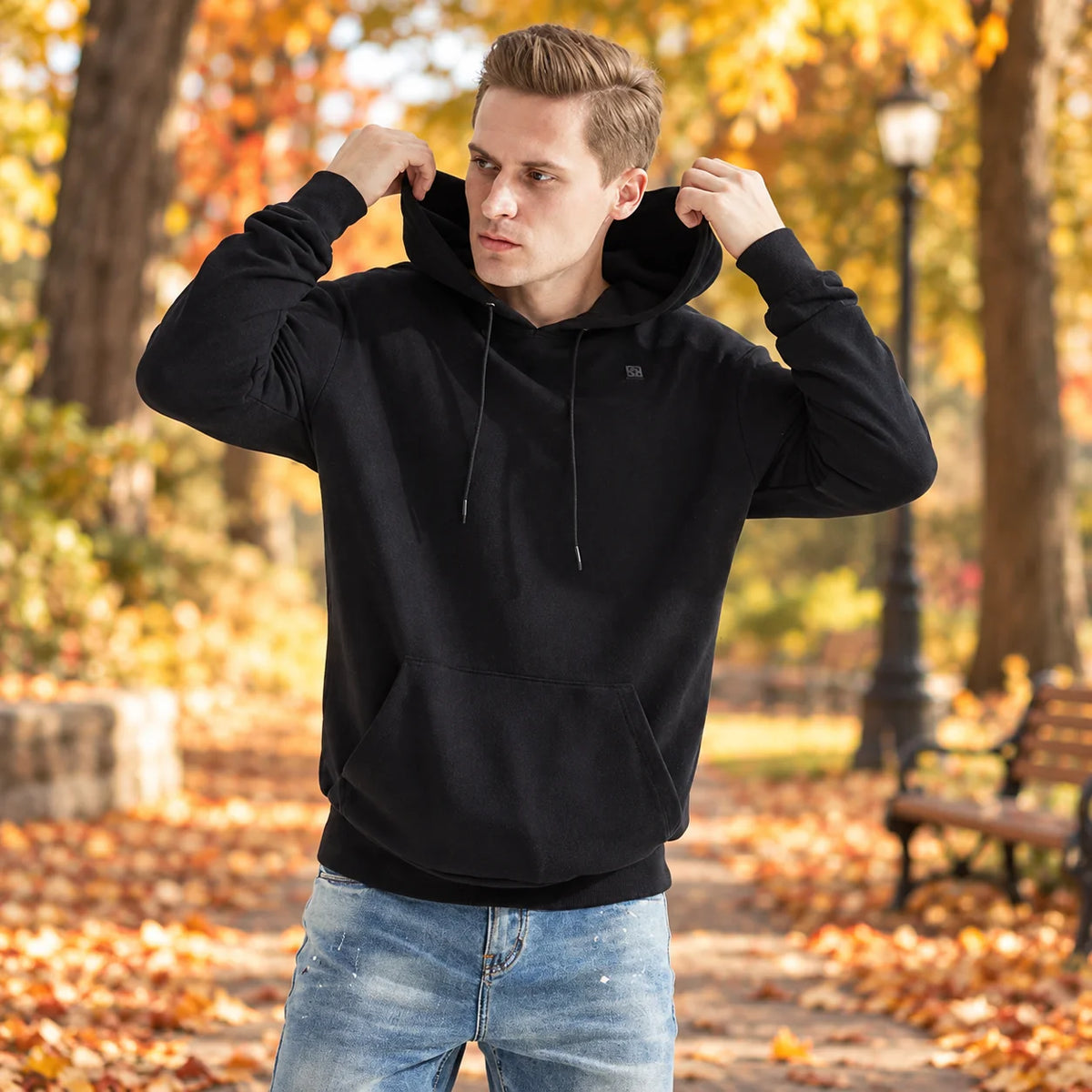 Heated Hoodie USB Powered 3 Heat Settings Unisex Fit