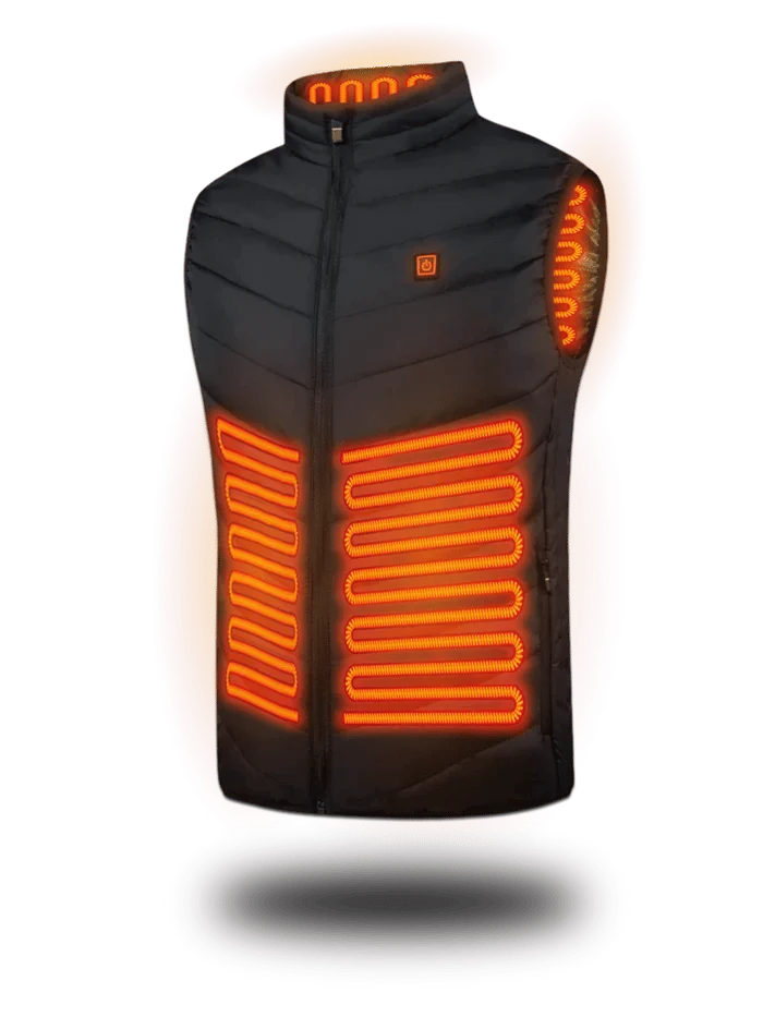 Heated Jacket Carbon Fiber 15 Zones 12-Hour Battery