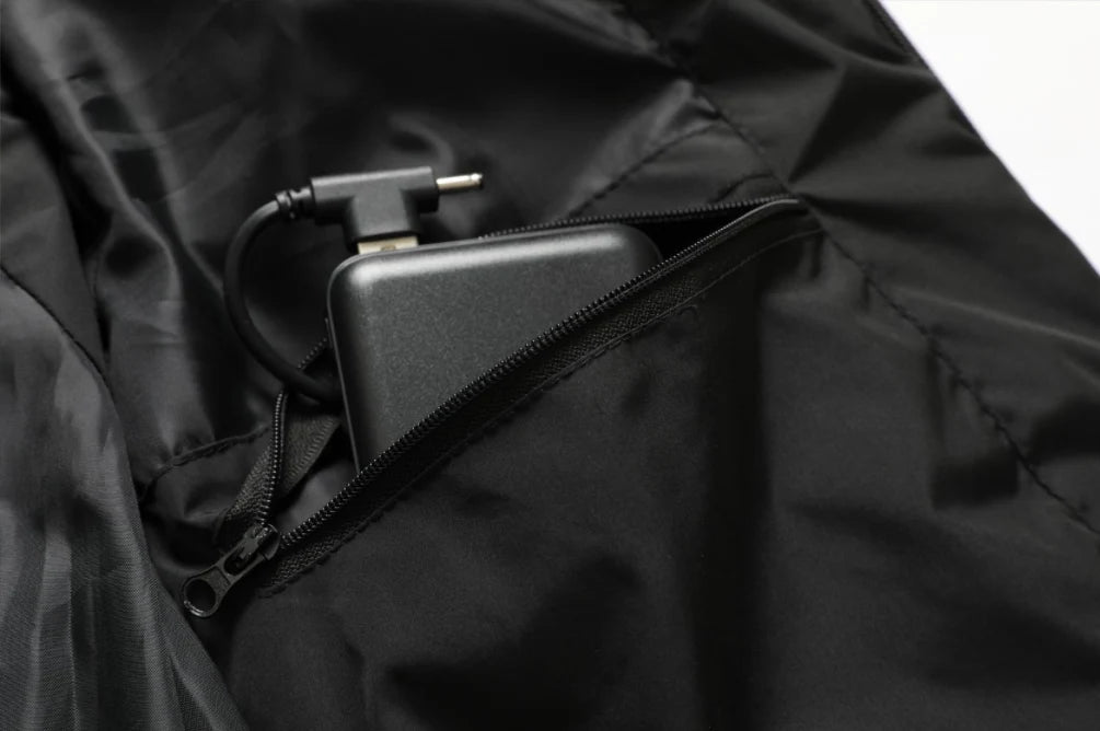 Heated Jacket Carbon Fiber 15 Zones 12-Hour Battery