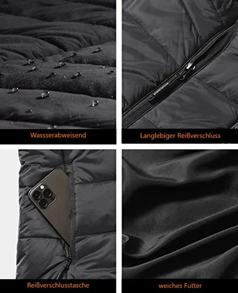 Heated Jacket Carbon Fiber 15 Zones 12-Hour Battery