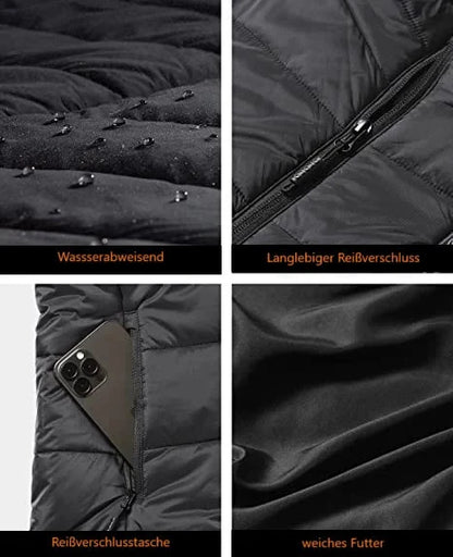 Heated Jacket Carbon Fiber 15 Zones 12-Hour Battery