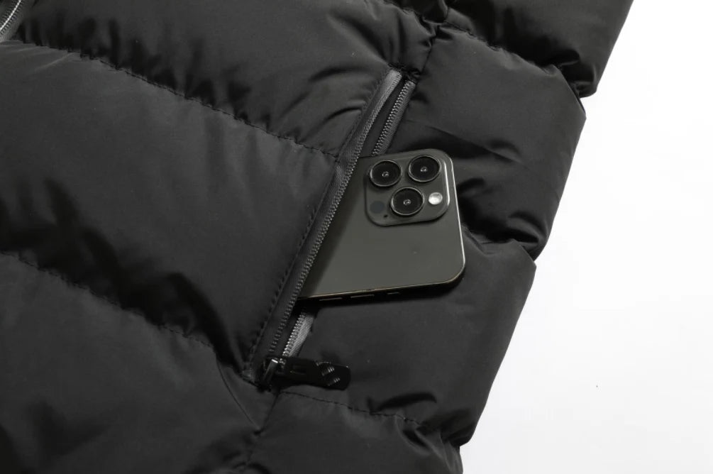 Heated Jacket Carbon Fiber 15 Zones 12-Hour Battery