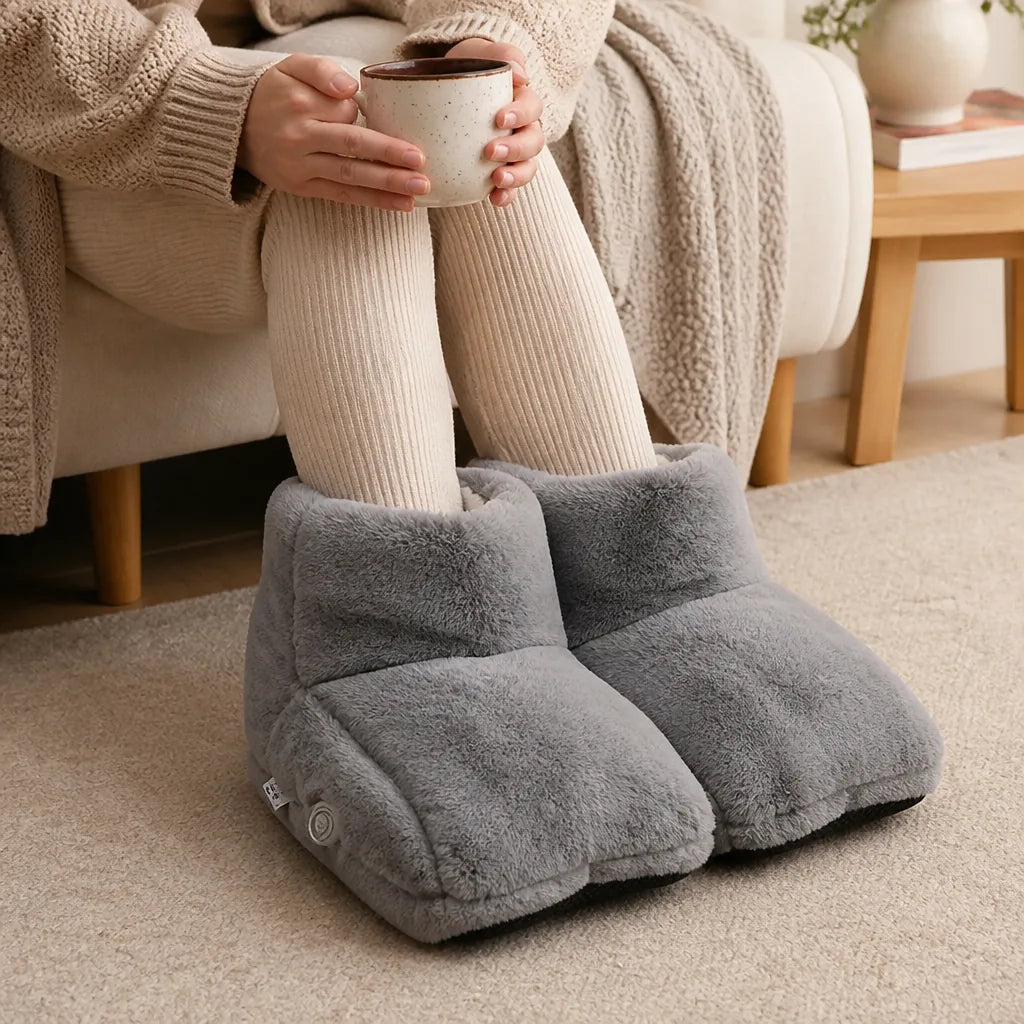 Heated Plush Foot Wraps (One Size)